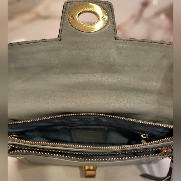 Coach Hampton Lindsay Leather Clutch - Picture 2 of 8